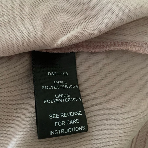 Ark & Co Lace Mini Dress Dusty Rose Pink Sleeveless Boho Size Large Fit & Flare - Picture 5 of 6